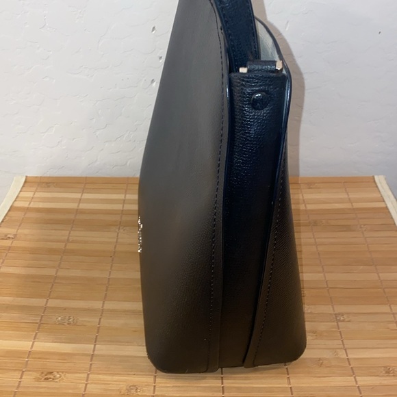 Kate Spade Darcy Black Grained Leather Shoulder Bag “Like New” - Picture 3 of 10